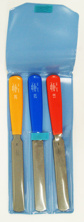 UO-CHIKYU 24-0000 Fret Files Set (1R, 2R, 3R) for Guitar (2010011000201)