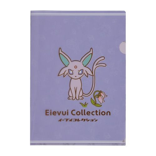 Pokemon Center Original A4 Clear File Espeon (Eevee Collection)