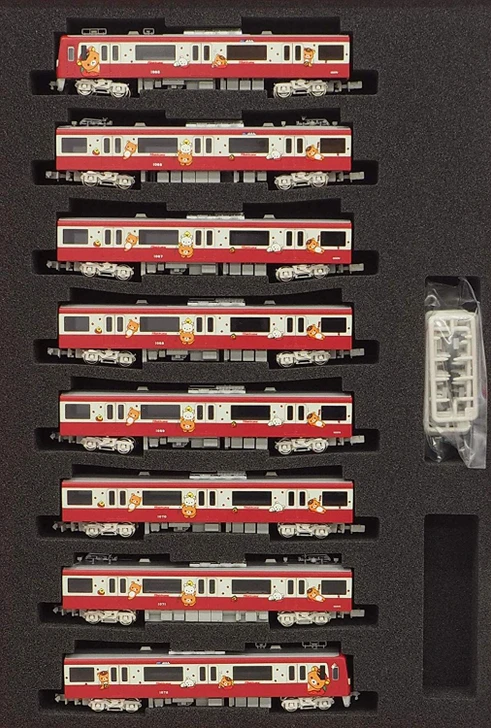 Greenmax 50602 Keikyu Type New 1000 Rilakkuma Strawberry Celebration' Wrapping 8 Cars Set (N scale)