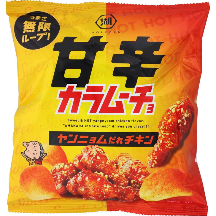 Koikeya Sweet And Spicy Karamucho Yang Nyomu Chicken 53G