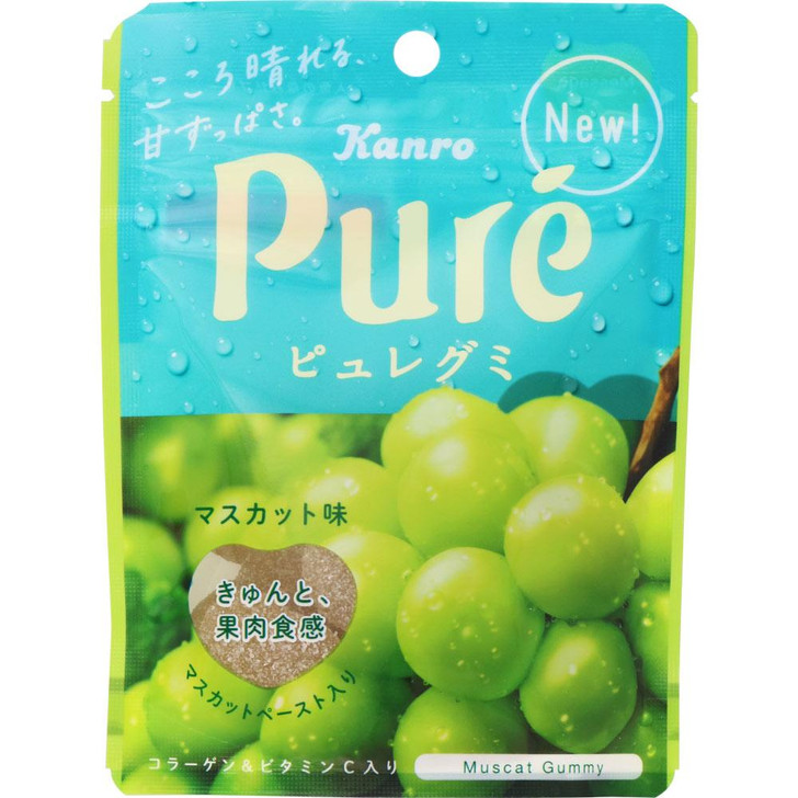 Kanro Pure Gummy Muscat 56G
