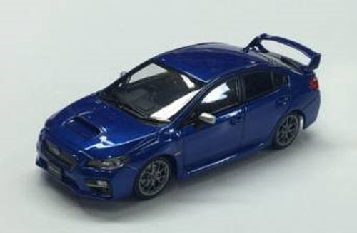 Ebbro 45308 SUBARU WRX STI 2014 (WR Blue) 1/43 Scale - Plaza Japan