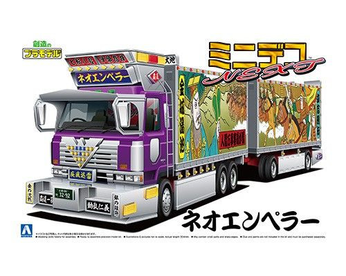 AOSHIMA - ENDRECHERI519 　制作依頼品 Decoration Truck 1/64 Mini Deco NEXT No.8 Neo Emperor Plastic Model