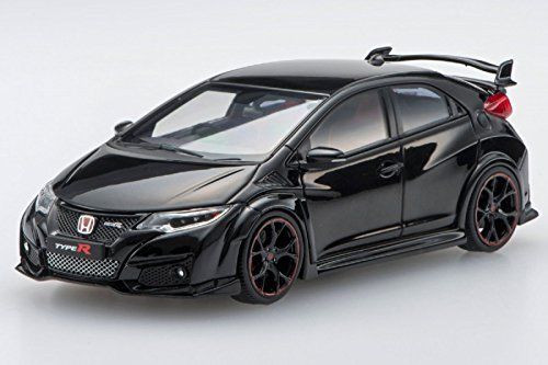 Ebbro 45353 Honda CIVIC TYPE R 2015 Crystal Black Pearl 1/43 Scale (4526175453534)