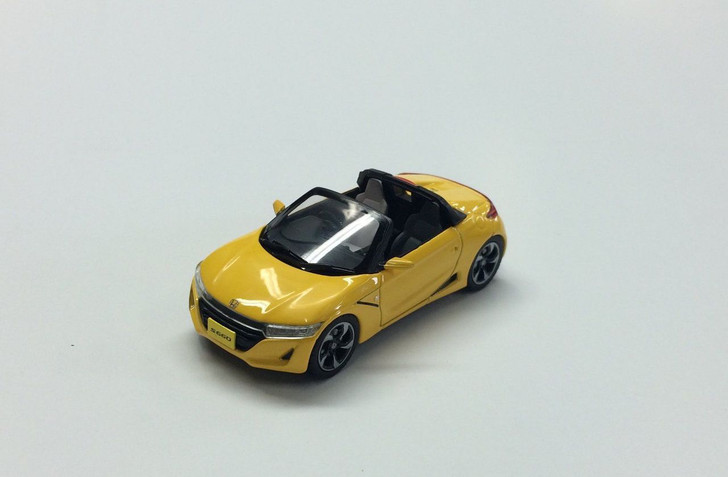 Ebbro 45358 Honda S660 YELLOW 1/43 Scale (4526175453589)