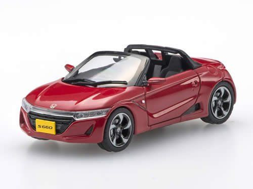 Ebbro 45359 Honda S660 RED 1/43 Scale (4526175453596)