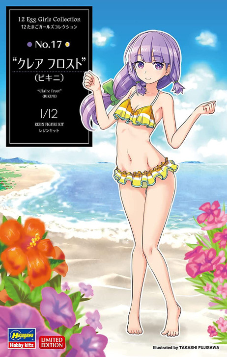Hasegawa 1/12 Egg Girls Collection No.17 Clair Frost (Bikini) Plastic Model