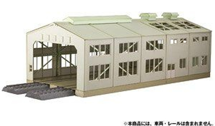 Plum 1/80 Train Warehouse Paper Kit (HO scale)