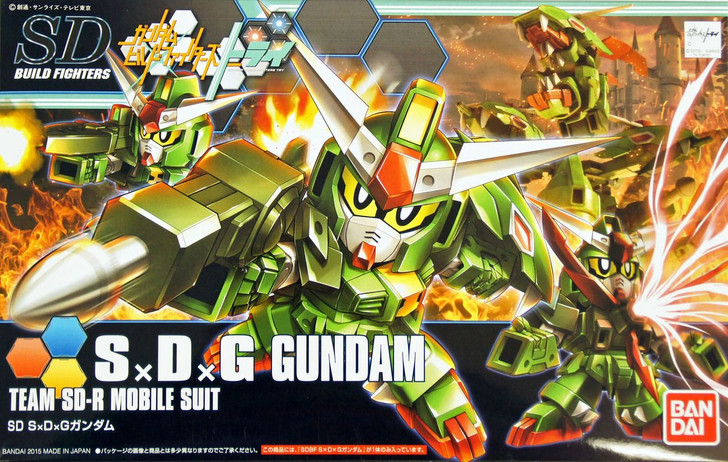 Bandai HGBF 1/144 S x D x G Gundam Plastic Model