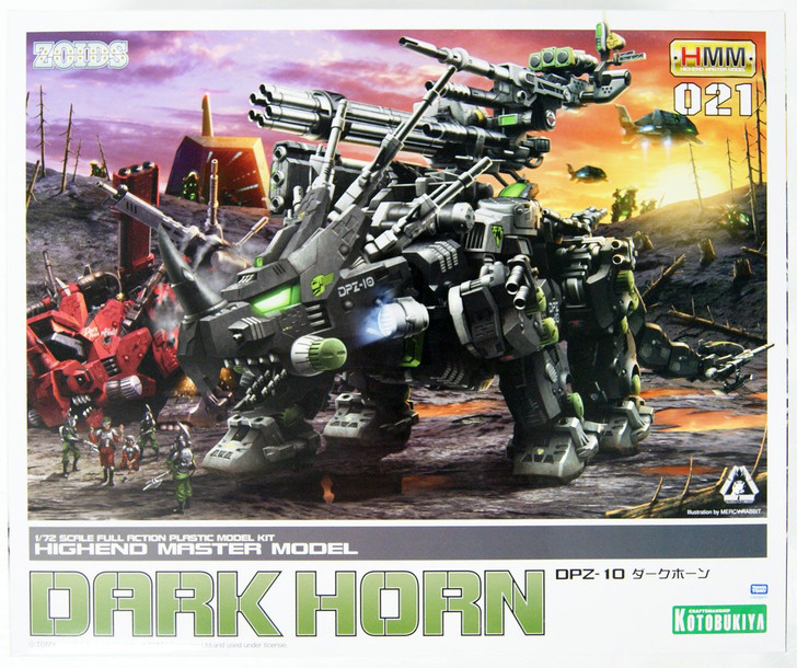 Kotobukiya HMM ZOIDS 1/72 DPZ-10 Dark Horn Plastic Model