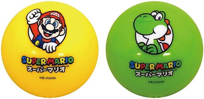 Ishikawa Toy Super Mario No.3 Size Ball (Mario & Yoshi)