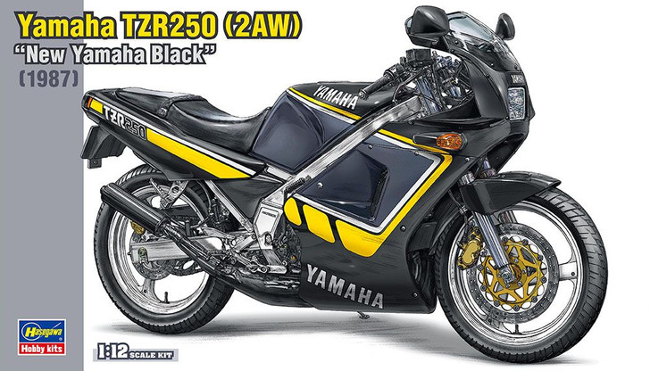 Hasegawa 1/12 Yamaha TZR250 (2AW) 'New Yamaha Black' Plastic Model