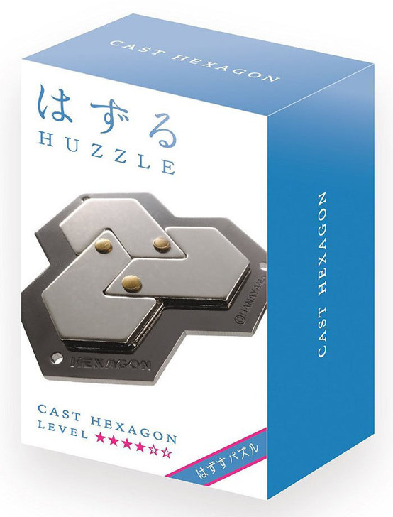 Hanayama Cast Huzzle (Puzzle) Cast HEXAGON (4977513055628)