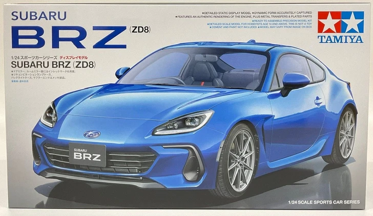 Tamiya Sports Car 1/24 Subaru BRZ (ZD8) Plastic Model