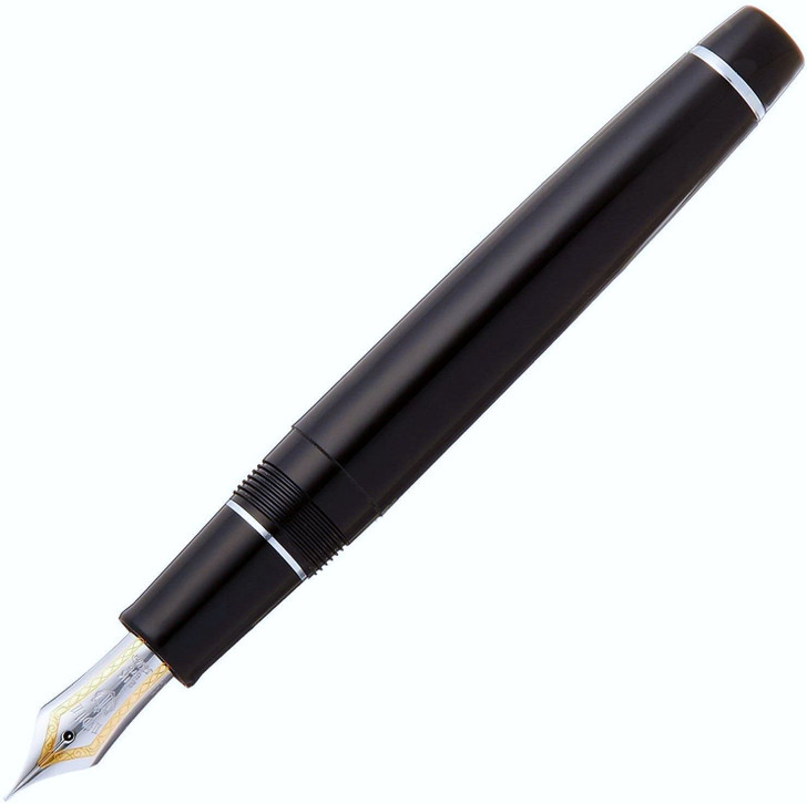 Sailor Professional Gear Silver Fountain Pen Black MF 11-2037-320