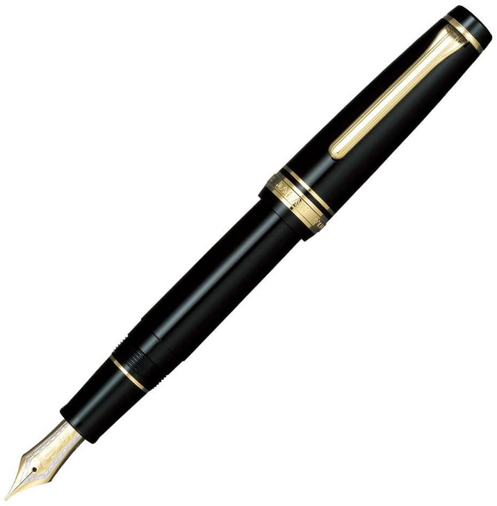 Sailor Professional Gear Gold Fountain Pen Black Z 11-2036-720