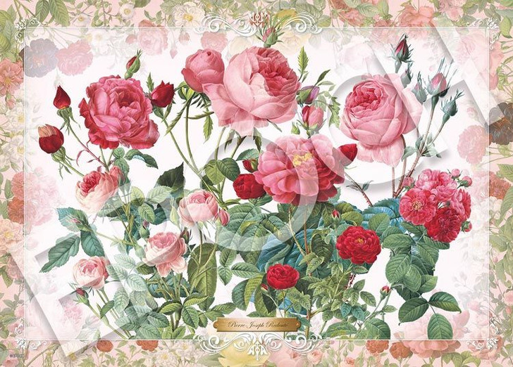 Epoch 06-125s Jigsaw Puzzle Inviting Roses by Pierre-Joseph Redoute (500 Pieces)