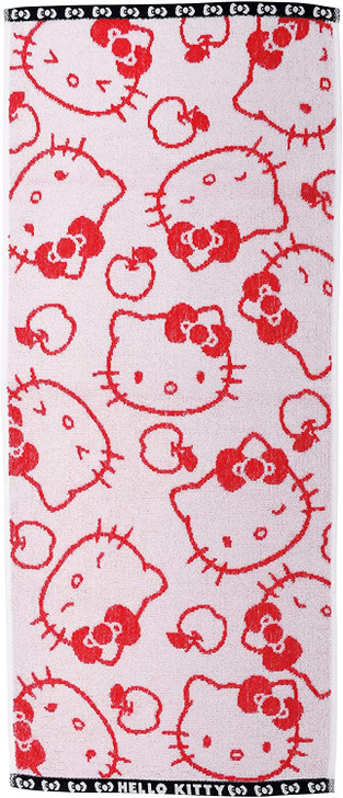 Marushin Sanrio Face Towel Emotion Hello Kitty