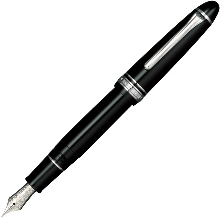 Sailor Profit 21 Fountain Pen Silver 1911 Black MF 11-2024-320