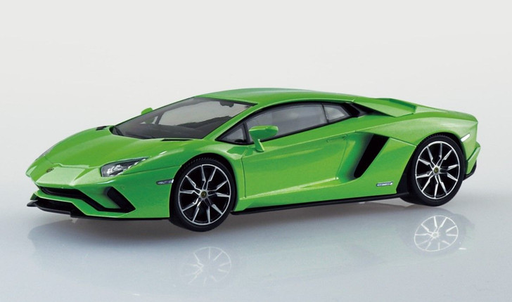 Aoshima The Snap Kit No.12-D 1/32 Lamborghini Aventador S Pearl Green Plastic model