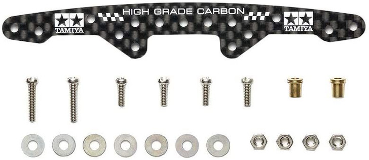 Mini 4WD HG Carbon Reinforcing Plate for Super X Chassis (1.5mm)