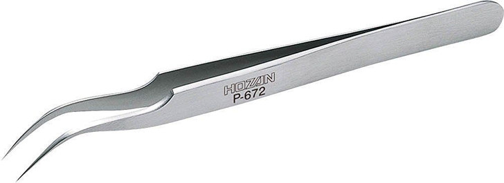 Hozan P-672 Precise Stainless Steel Tweezers Non-Magnetic Type