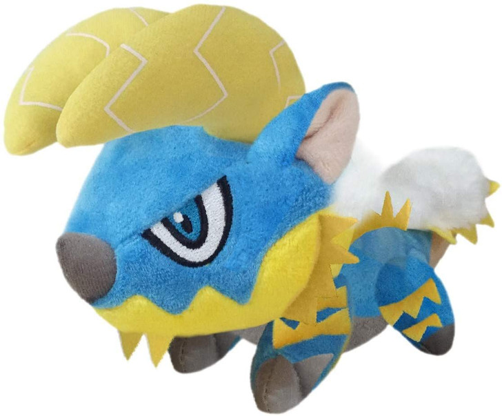Capcom Monster Hunter Deformed Plush Doll Zinogre (Reproduction)