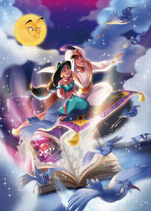 Tenyo D500-671 Jigsaw Puzzle Disney Aladdin Magic Carpet Ride (500 Pieces)