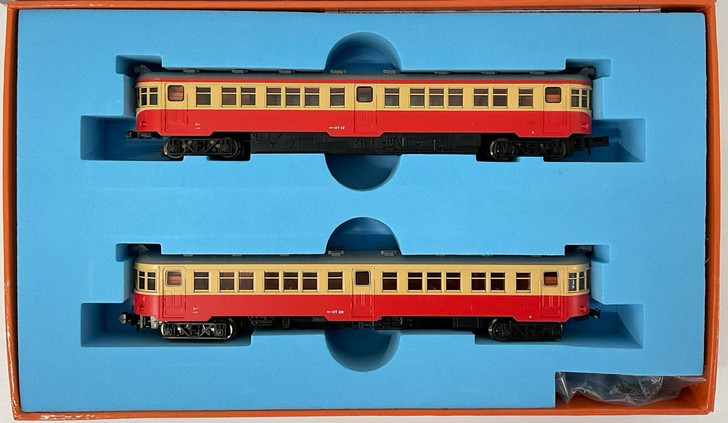 A2285 JNR Type KIHA 07-0 Rivet Body New Painting 2 Cars Set (N Scale)