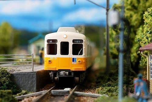 Greenmax 31548 Takamatsu Kotohira Electric Railway (Kotoden) Type 1200 (1213 Configuration) 2 Cars Set (N scale)