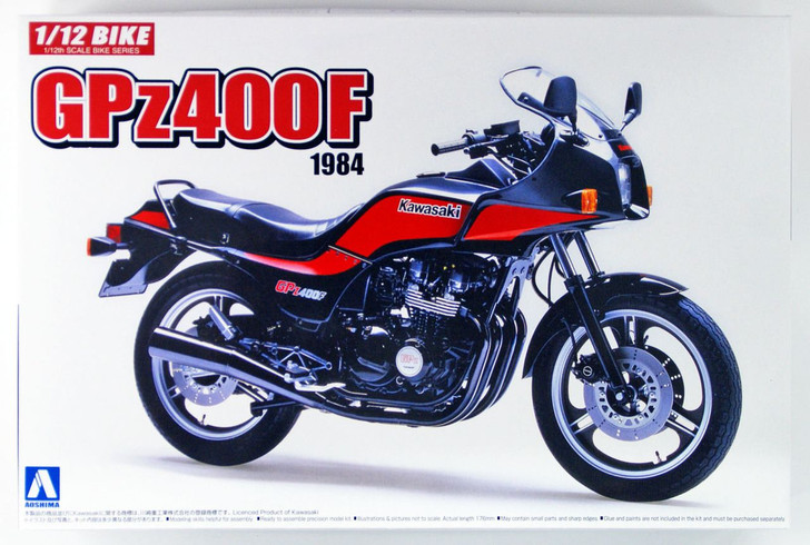 Aoshima The Bike 1/12 Kawasaki ZX400A2 GPz400F '84 Plastic Model