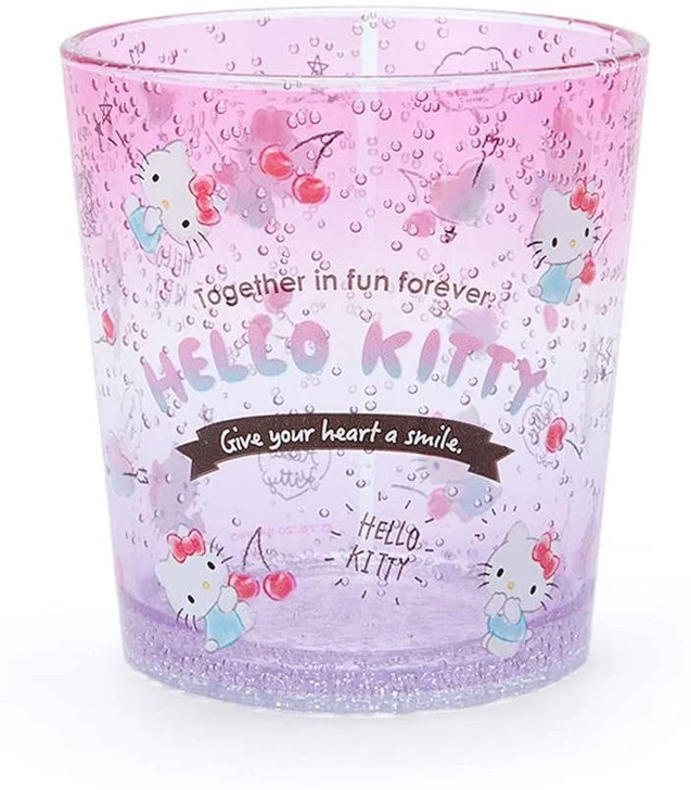 Sanrio Clear Plastic Tumbler Hello Kitty