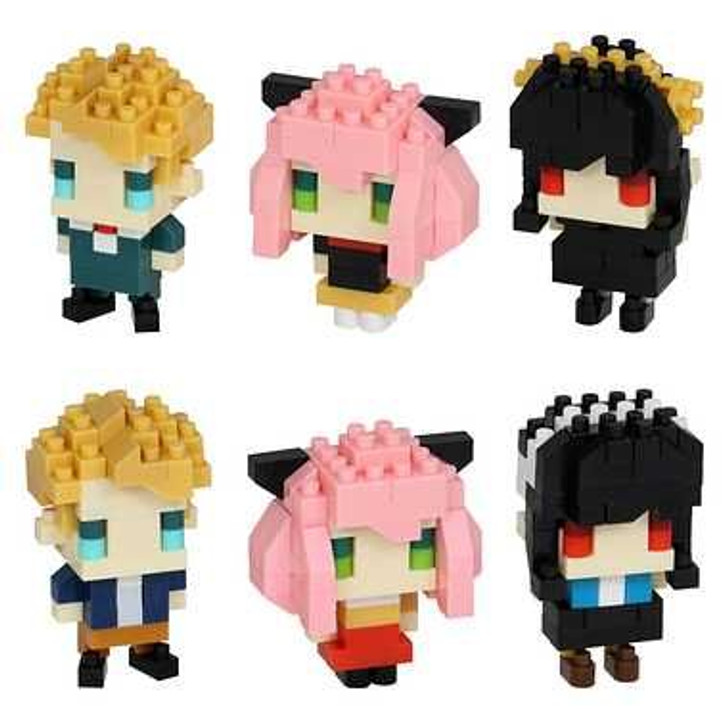 Kawada Nanoblock Mini Spy x Family 1 Box (6 Pcs)
