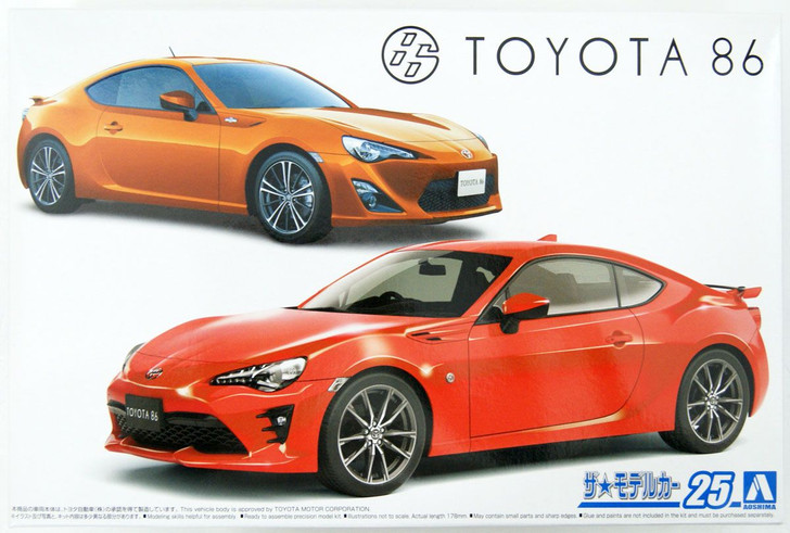 The Model Car 1/24 Toyota ZN6 Toyota86 '16 Plastic Model
