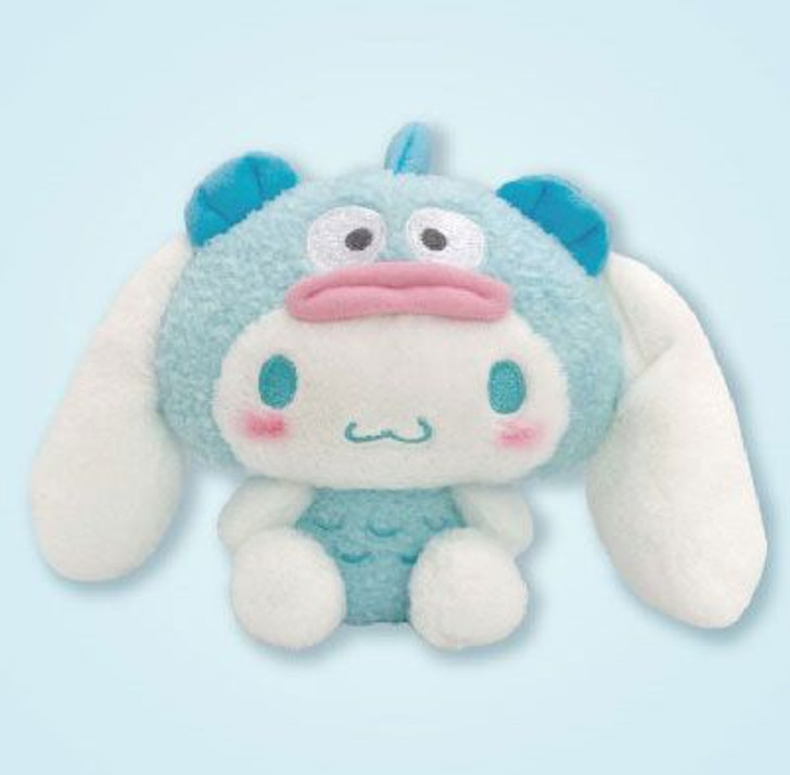 Nakajima Sanrio Cinnamoroll 20th Anniversary Narikiri Plush Doll Hangyodon (S)