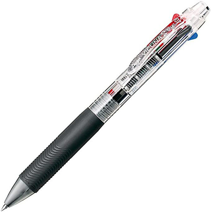 Pentel Vicuna C4 Color Ballpoint Pen 0.7mm (Clear)