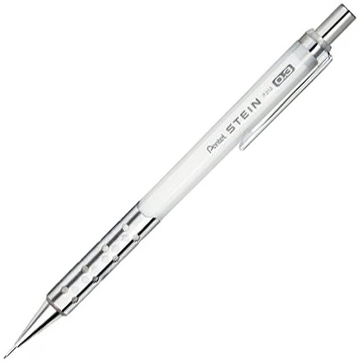 Pentel Stein Mechanical Pencil 0.3mm (Clear White)