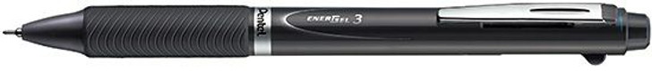 Pentel Energel 3 Color Ballpoint Pen 0.5mm (Dark Gray)