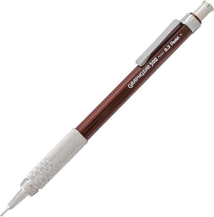 Pentel Graph Gear 500 Mechanical Pencil 0.3mm (Brown)