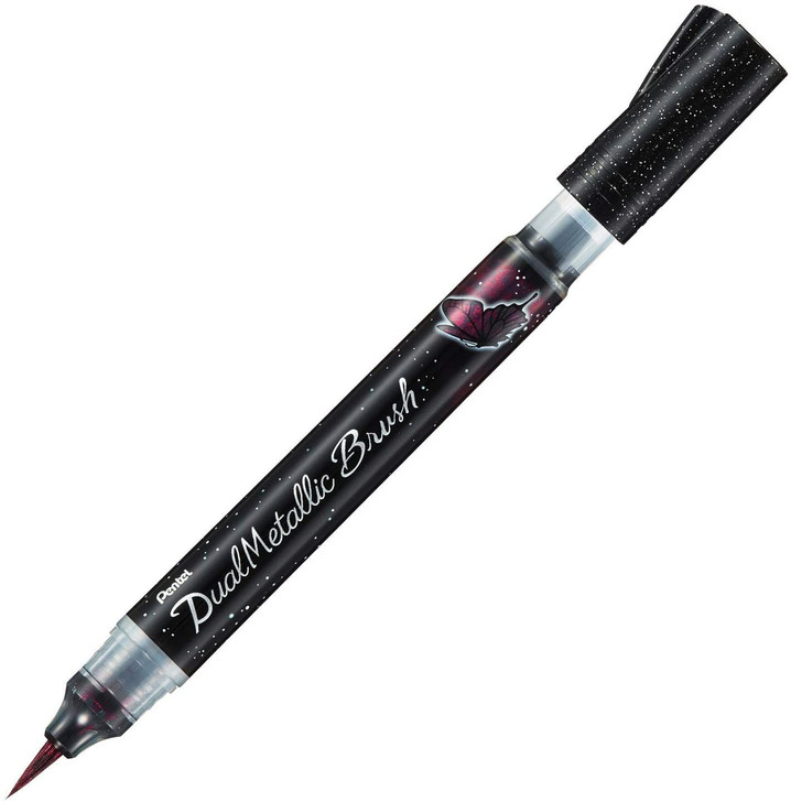 Pentel Dual Metallic Brush Black