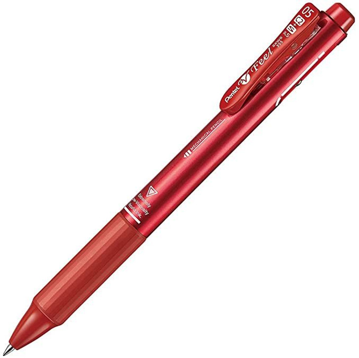 Pentel Vicuna Feel Multifunction Pen 0.5mm (Metallic Red)