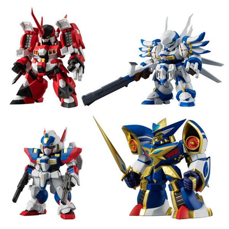 Bandai Candy Super Robot Wars OG Original Collection 02 4Pack Box (Candy Toy)