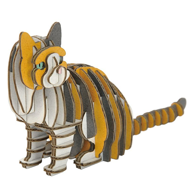 hacomo GRID Paper Craft Calico Cat