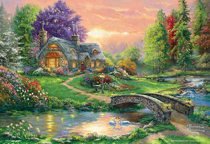 Beverly 81-635 Jigsaw Puzzle Sweetheart Retreat by Thomas Kinkade (1000 S-Pieces)