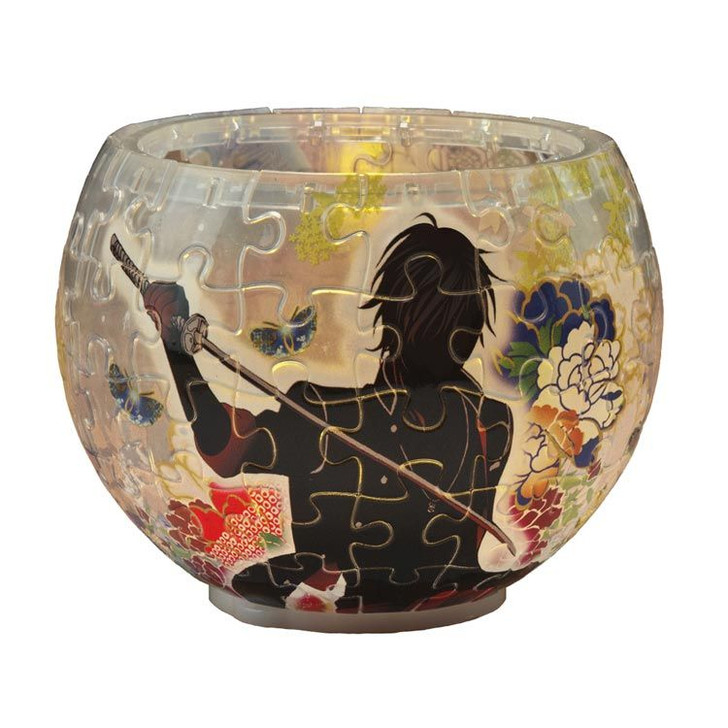 Yanoman 2201-43 3D LED Lamp Shade Puzzle Touken Ranbu Okurikara (80 Pieces)