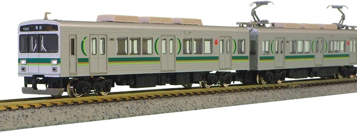 Greenmax 30624 Tokyu Series 1000-1500 (Conventional Obstacle Deflector) 3 Cars Set (N scale)