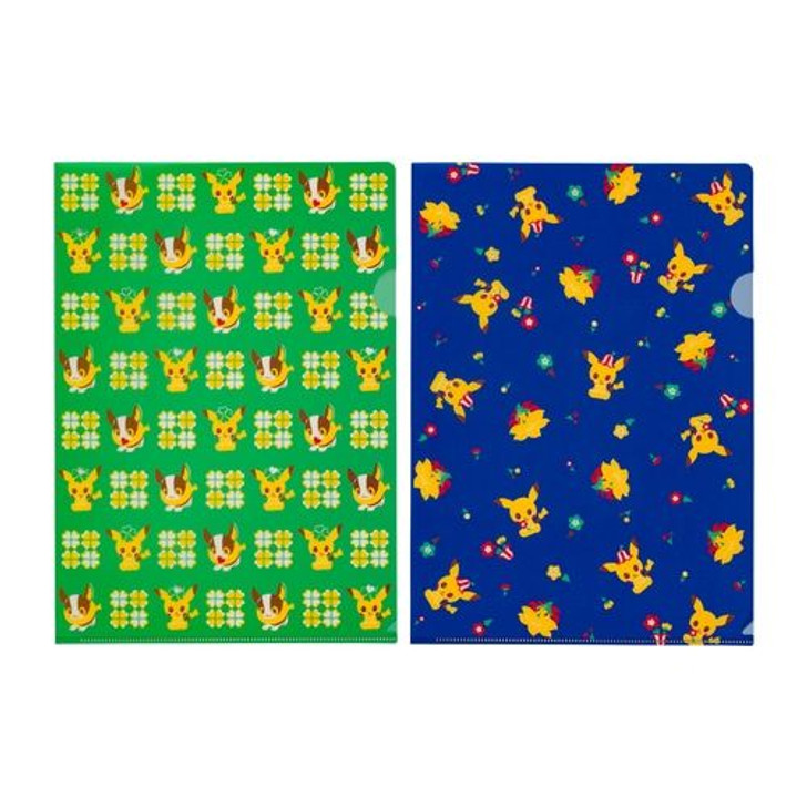 Pokemon Center Original A4 Clear Folder Set (2 pcs) Pokemon Time