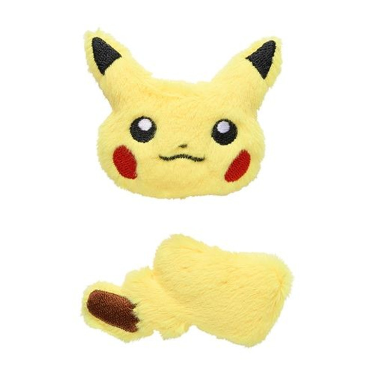 Pokemon Center Original Pokemon Accessory Fluffy Hair Pin 48 Pikachu Face & Tail