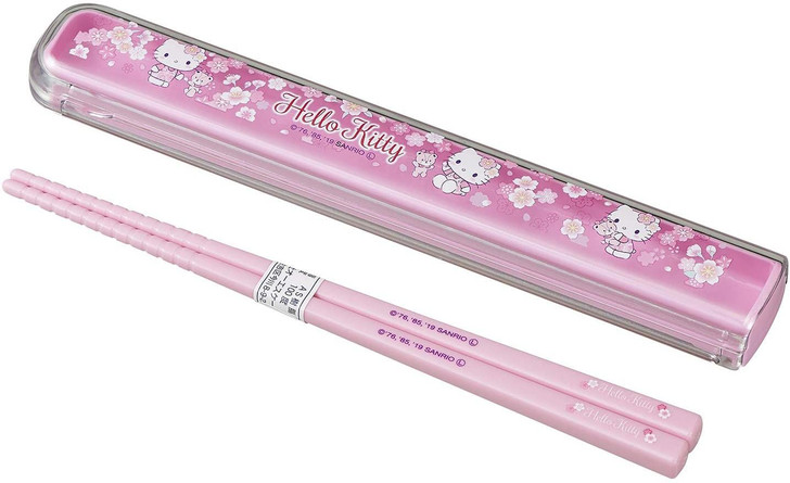 OSK Chopsticks & Case Set Hello Kitty Cherry Blossoms