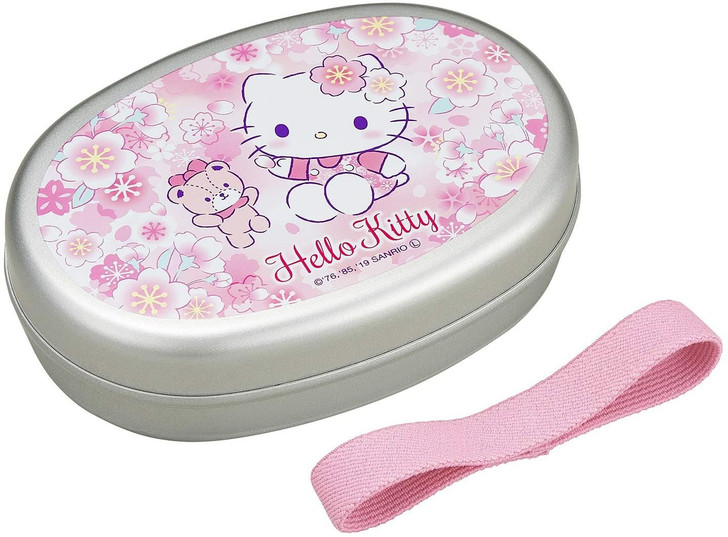 OSK Aluminum Lunch Box 350ml Hello Kitty Cherry Blossoms